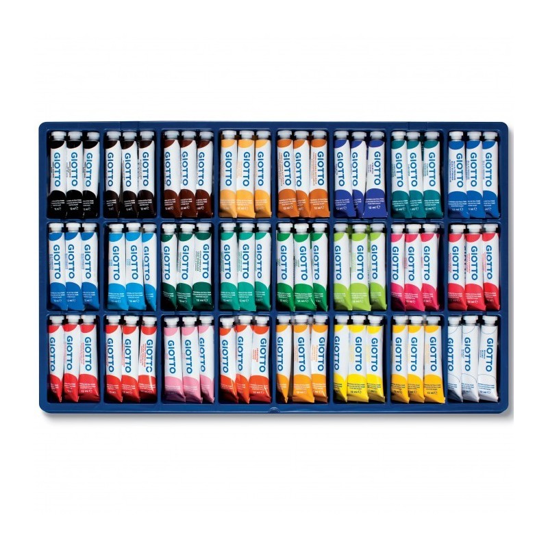 COLORE TEMPERA 12ML VETRINA 144 PZ.