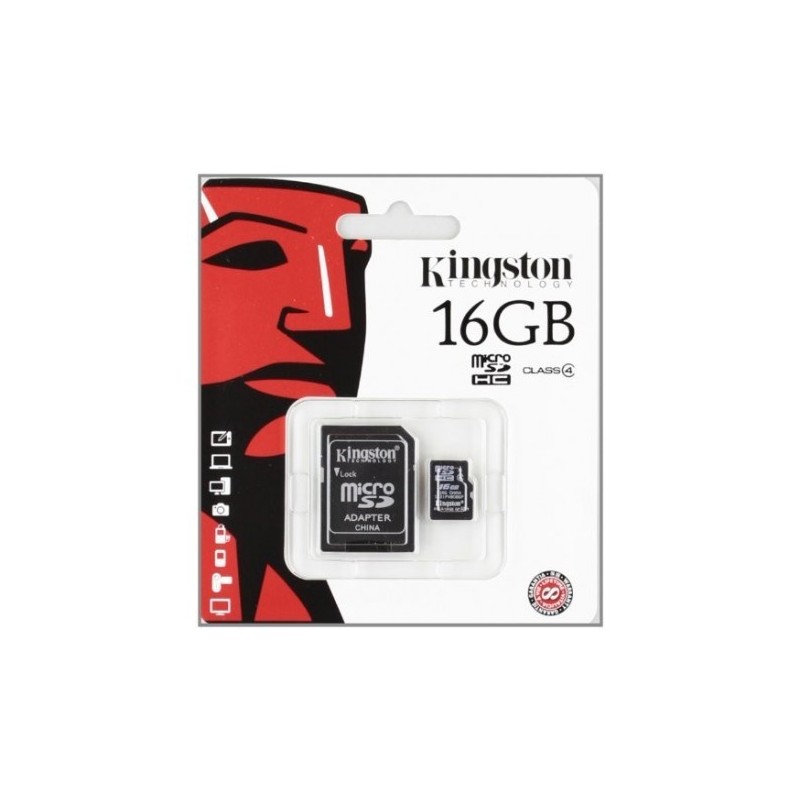 MICRO SD 16GB C4 KINGSTON