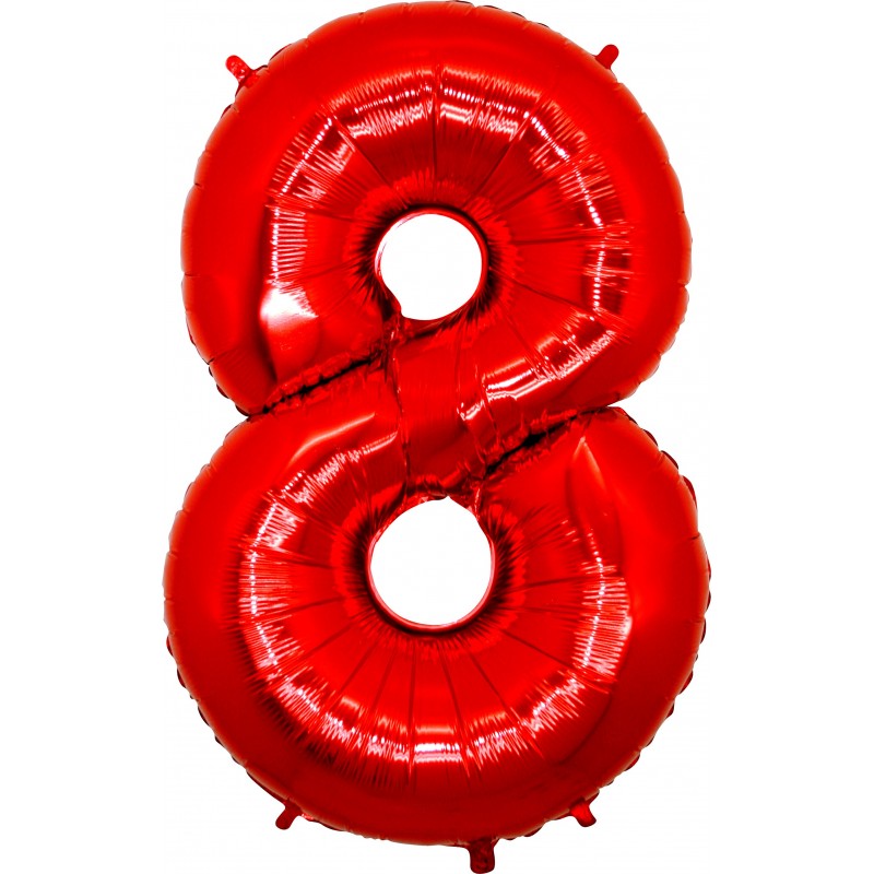 NUMERO 8 ROSSO CM.102