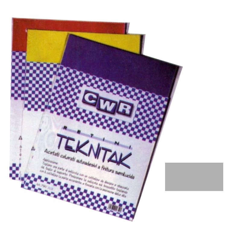 RETINO ADESIVO A4 TEKN.GRIGIO 30%