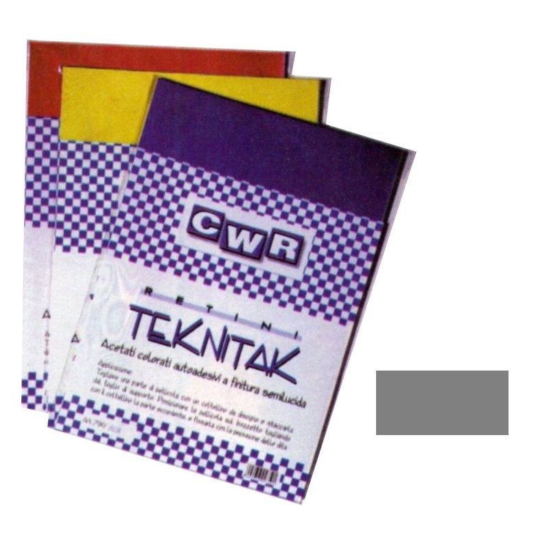 RETINO ADESIVO A4 TEKN.GRIGIO 50%
