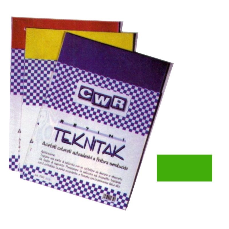 RETINO ADESIVO A4 TEKN.VERDE GIAL
