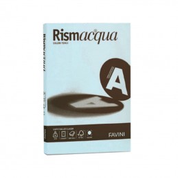 RISMACQUA A4 200GR 125FG CELESTE