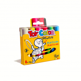PLASTILINA 16GR COL.ASS. 6PZ