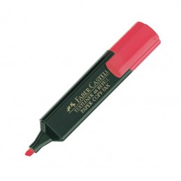 EVIDENZIATORE FABER      ROSSO