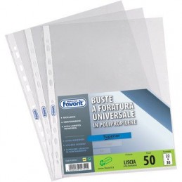 BUSTA FORATA 18X24 PP LISCIA