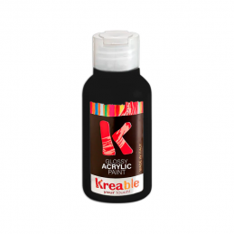 TEMPERA 100ML ACRILICO NERO