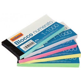 BLOCCO NUMERATO  1 A 1000