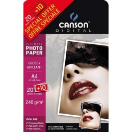 CARTA FOTOGRAFICA CANSON A4 240GR.20+10FG